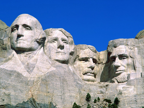 Mount Rushmore National Memorial in USA